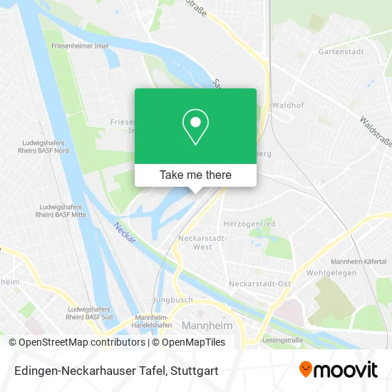 Карта Edingen-Neckarhauser Tafel