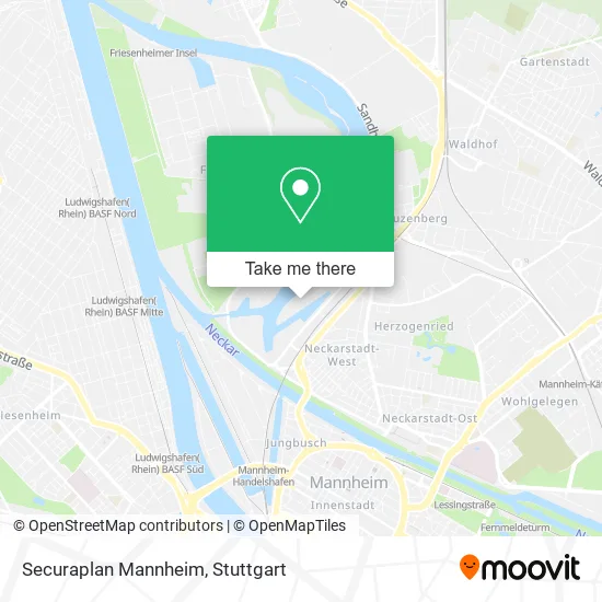 Карта Securaplan Mannheim