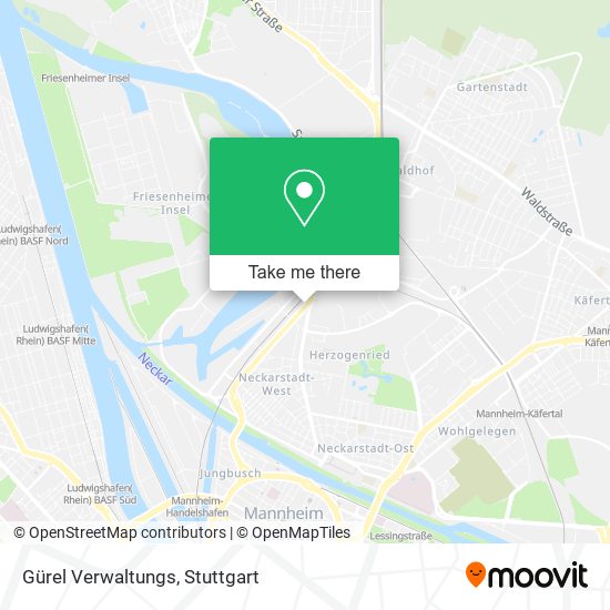 Gürel Verwaltungs map