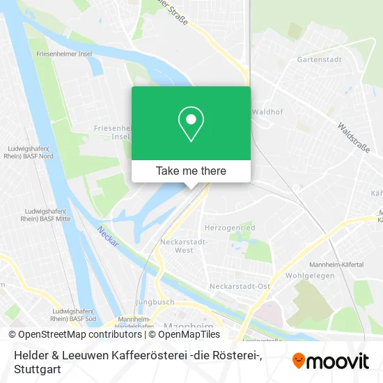 Карта Helder & Leeuwen Kaffeerösterei -die Rösterei-