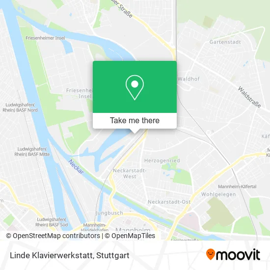 Карта Linde Klavierwerkstatt