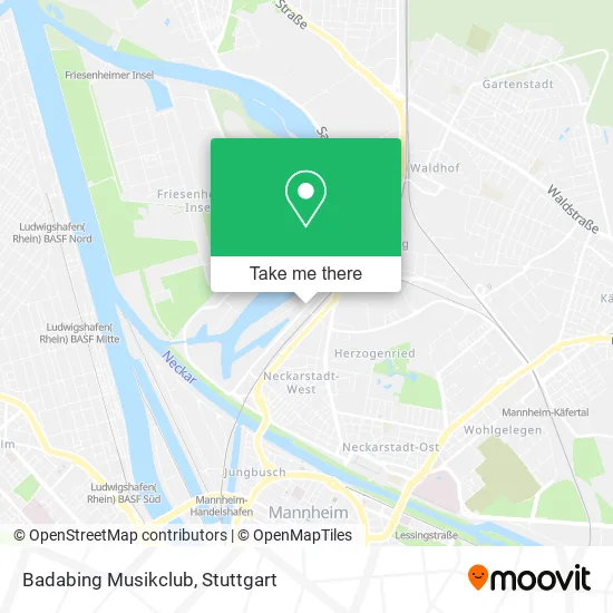 Карта Badabing Musikclub