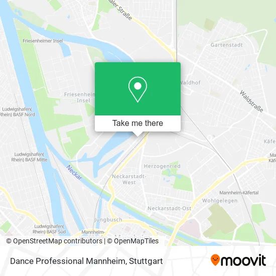 Карта Dance Professional Mannheim