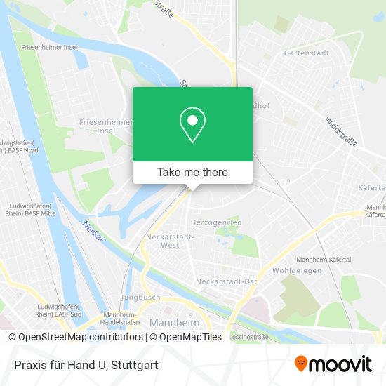 Praxis für Hand U map