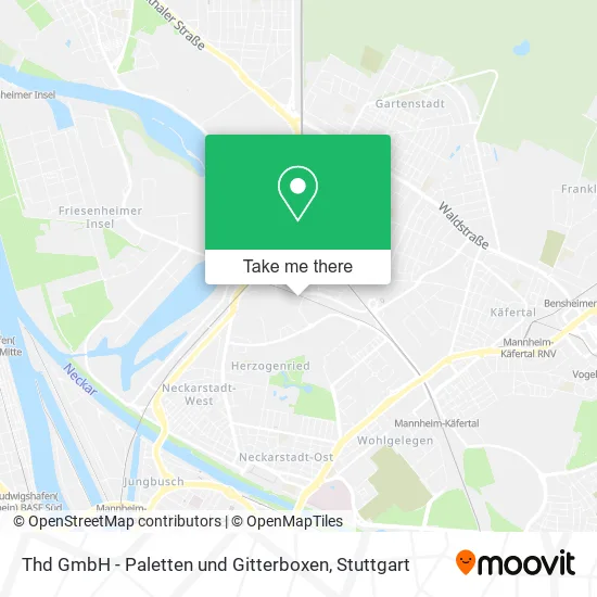 Карта Thd GmbH - Paletten und Gitterboxen