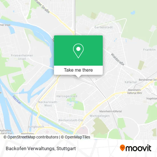 Карта Backofen Verwaltungs