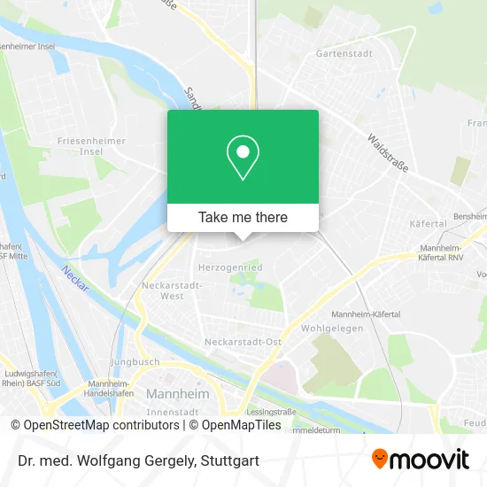 Карта Dr. med. Wolfgang Gergely