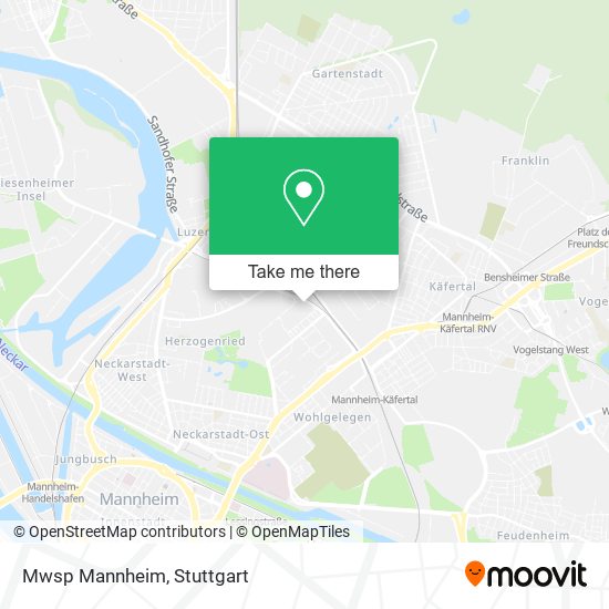 Карта Mwsp Mannheim