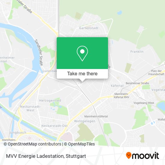 Карта MVV Energie Ladestation
