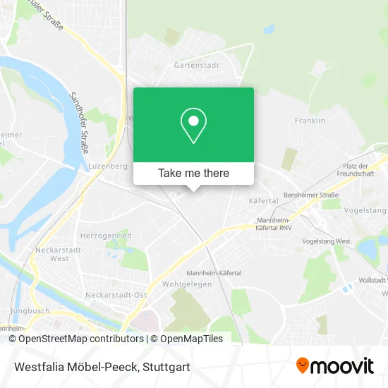 Карта Westfalia Möbel-Peeck