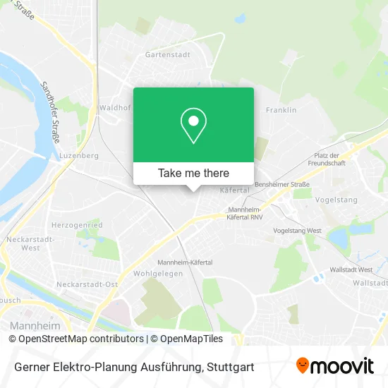 Карта Gerner Elektro-Planung Ausführung