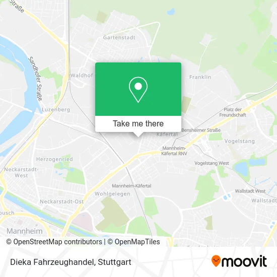 Карта Dieka Fahrzeughandel