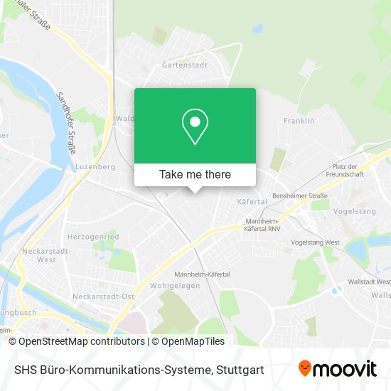 SHS Büro-Kommunikations-Systeme map