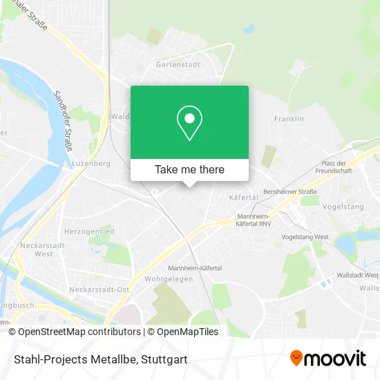 Карта Stahl-Projects Metallbe