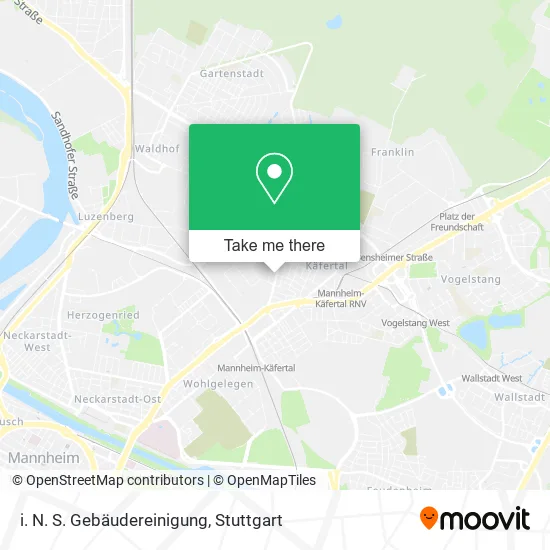 Карта i. N. S. Gebäudereinigung