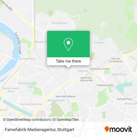 Карта Famefabrik Medienagentur