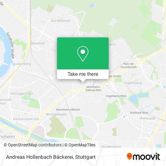 Andreas Hollenbach Bäckerei map