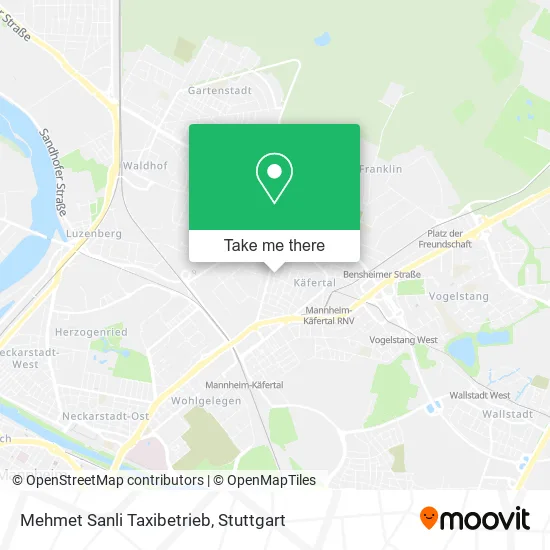 Карта Mehmet Sanli Taxibetrieb