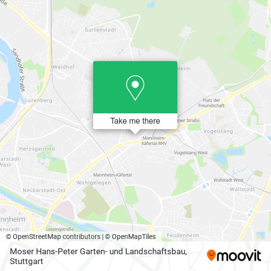 Moser Hans-Peter Garten- und Landschaftsbau map