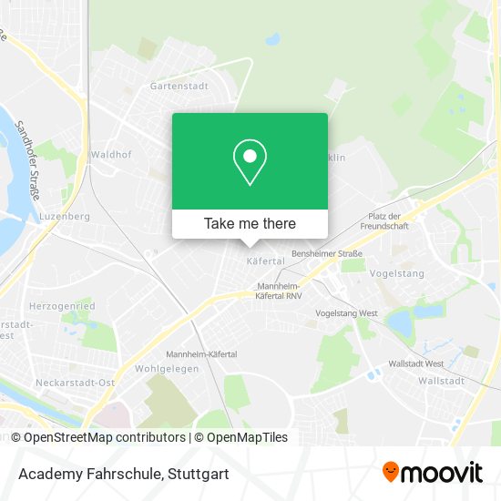 Карта Academy Fahrschule