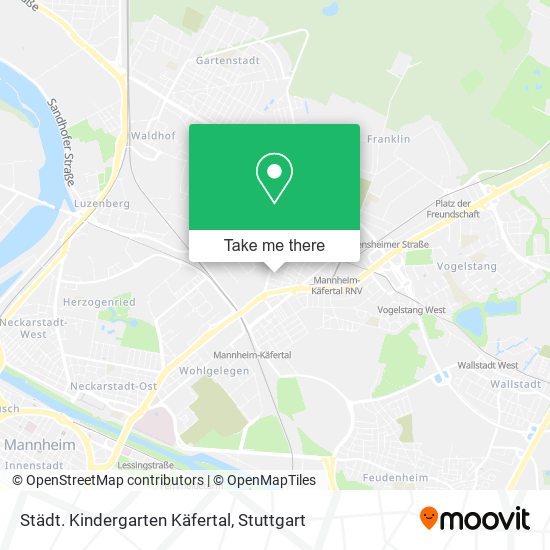 Städt. Kindergarten Käfertal map