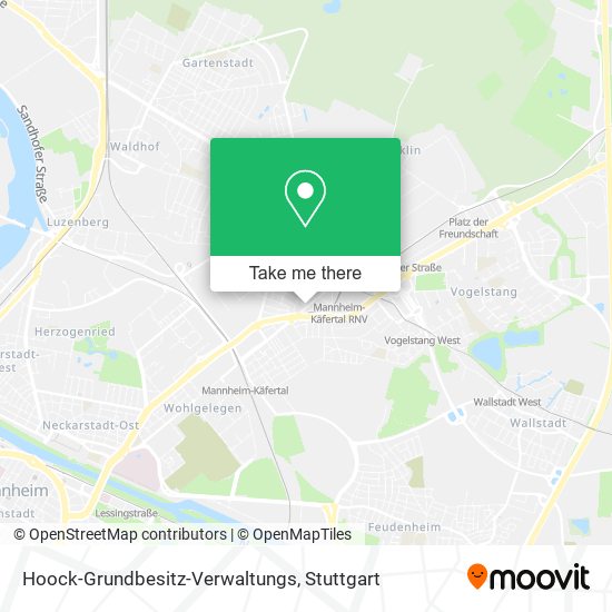 Hoock-Grundbesitz-Verwaltungs map