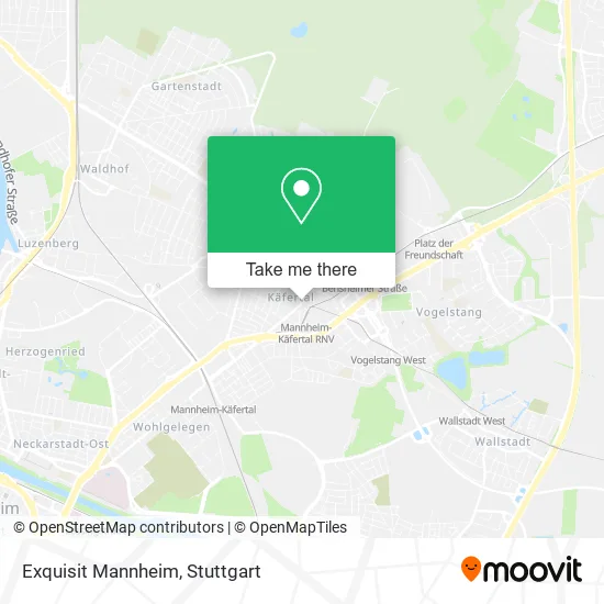 Карта Exquisit Mannheim