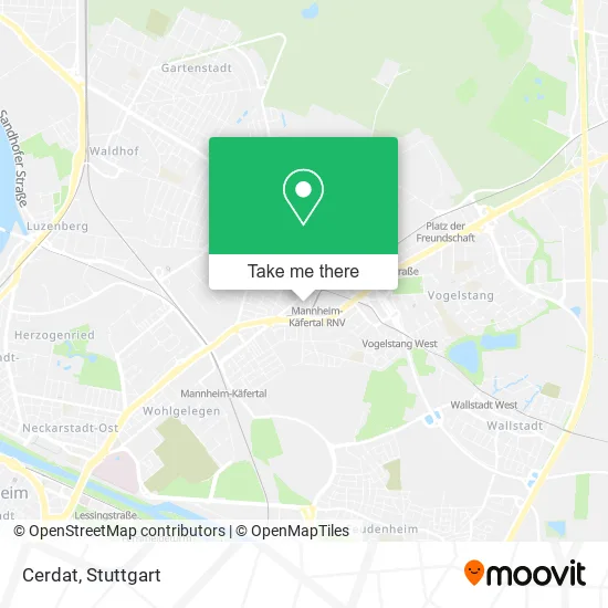 Карта Cerdat