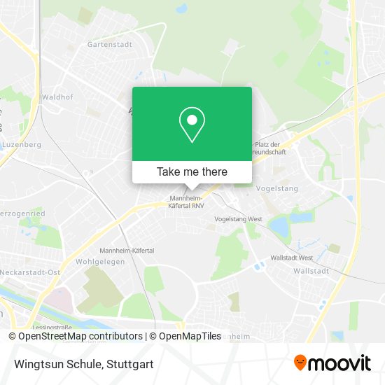 Карта Wingtsun Schule