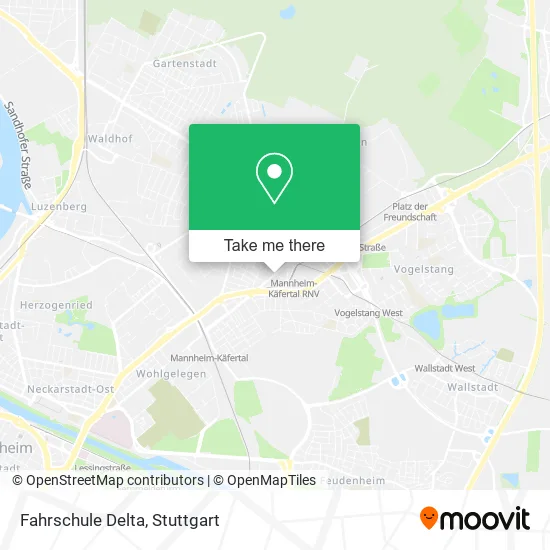 Карта Fahrschule Delta