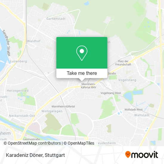 Карта Karadeniz Döner