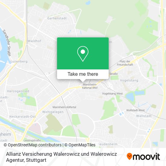 Allianz Versicherung Walerowicz und Walerowicz Agentur map