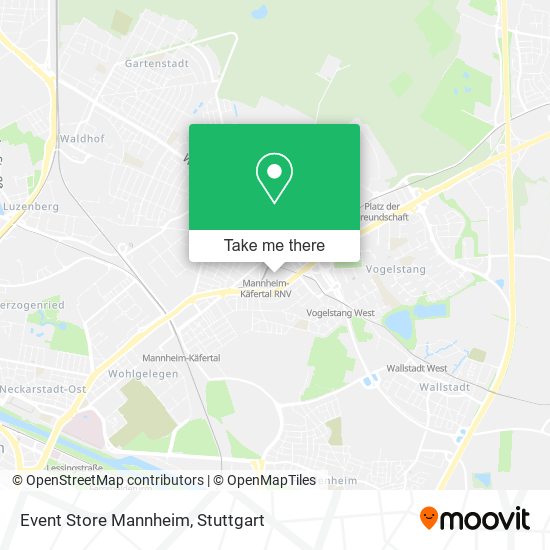 Event Store Mannheim map