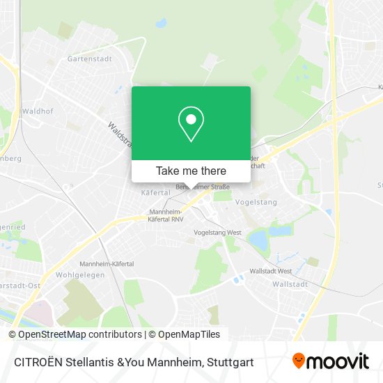CITROËN Stellantis &You Mannheim map