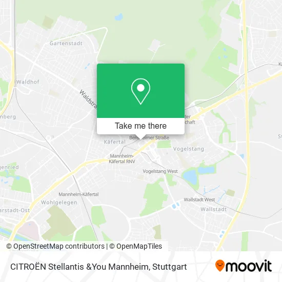 Карта CITROËN Stellantis &You Mannheim