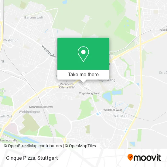 Карта Cinque Pizza