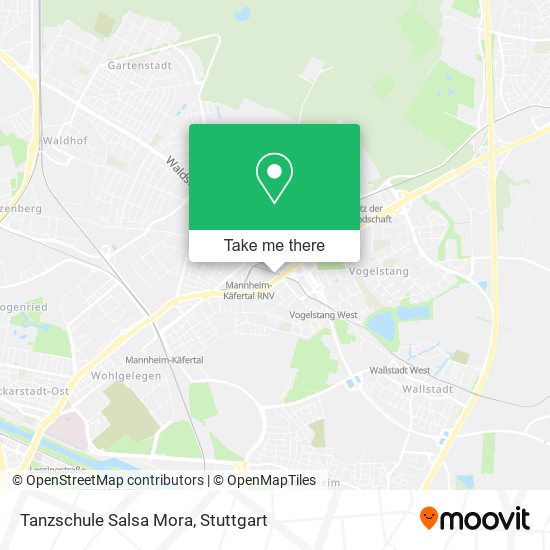 Tanzschule Salsa Mora map