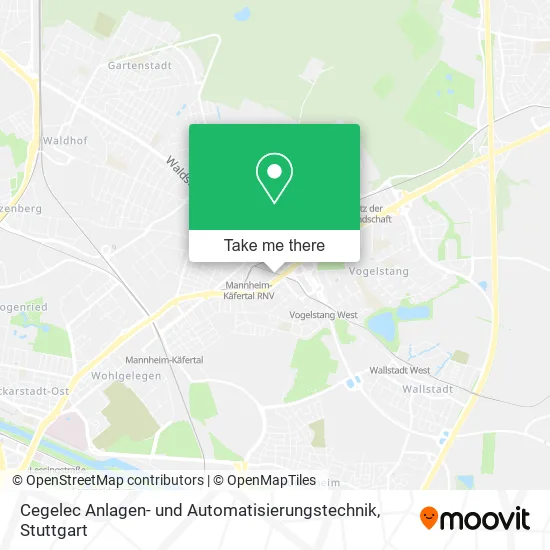 Карта Cegelec Anlagen- und Automatisierungstechnik