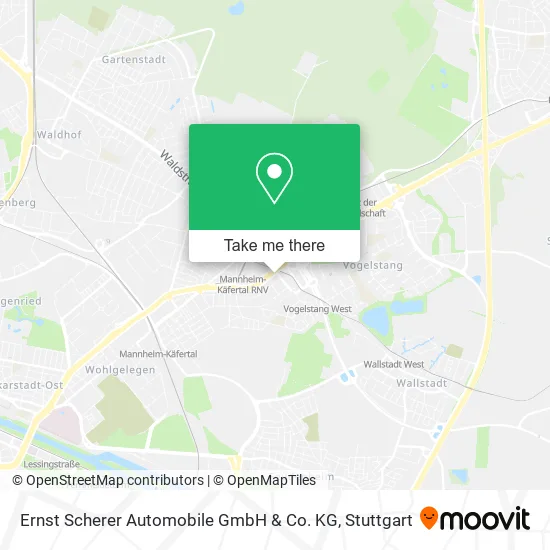 Карта Ernst Scherer Automobile GmbH & Co. KG