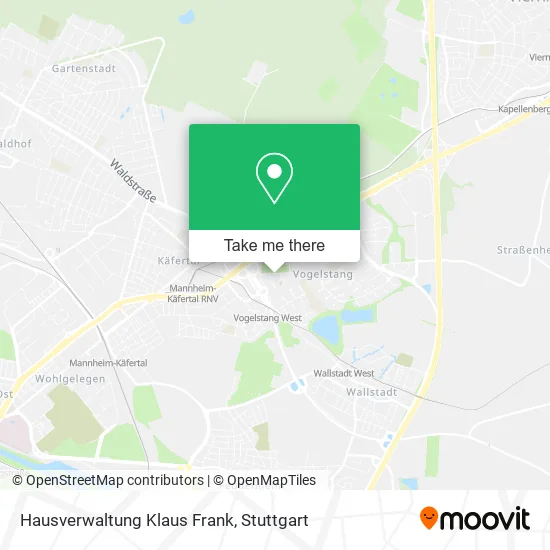Карта Hausverwaltung Klaus Frank