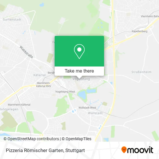 Карта Pizzeria Römischer Garten
