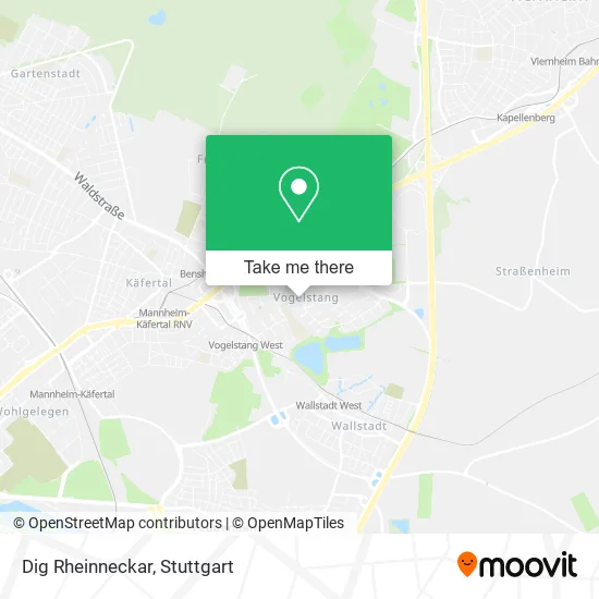 Карта Dig Rheinneckar