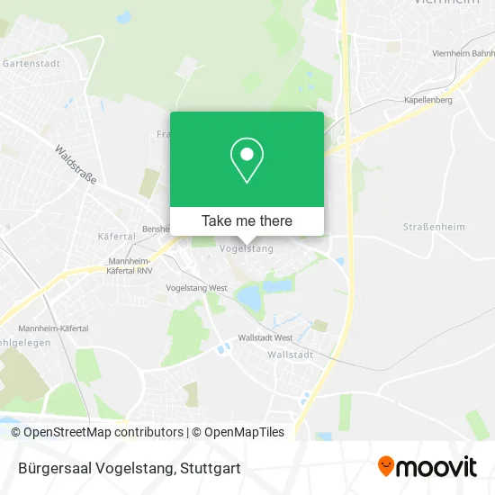 Карта Bürgersaal Vogelstang