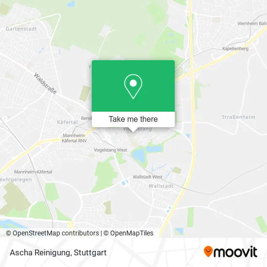 Карта Ascha Reinigung