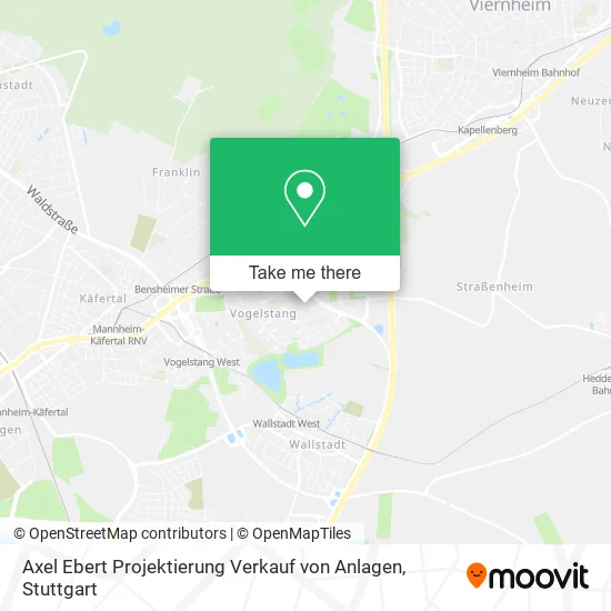 Карта Axel Ebert Projektierung Verkauf von Anlagen