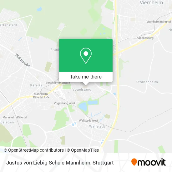 Карта Justus von Liebig Schule Mannheim