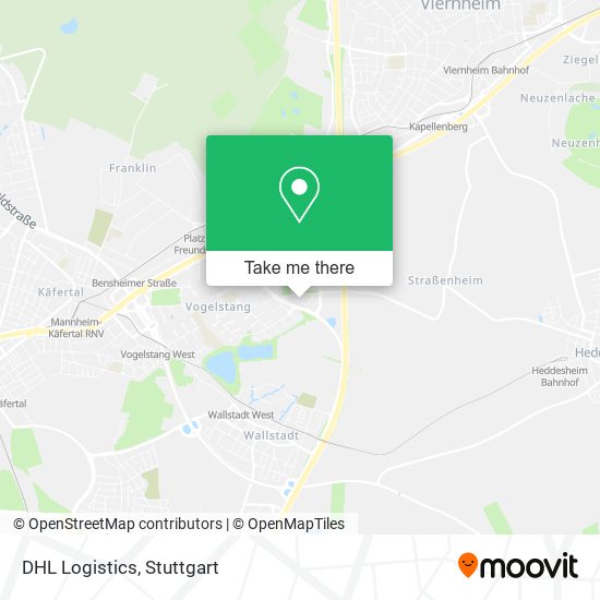 Карта DHL Logistics
