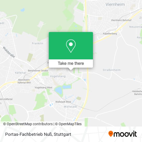 Portas-Fachbetrieb Nuß map