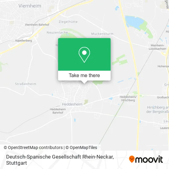Карта Deutsch-Spanische Gesellschaft Rhein-Neckar