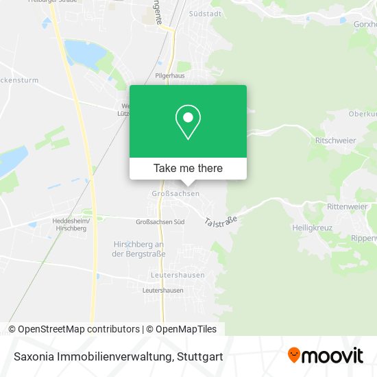 Saxonia Immobilienverwaltung map
